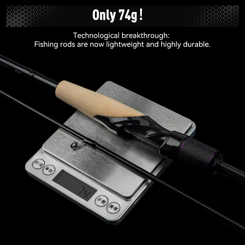 Kingdom Worm Blade caña de pescar Fuji anillo guía Toray 33T + 40T tela de carbono 1,95 m 1,98 m 2,01 m 2,04 m L ML M MH caña de pescar de lubina ﻿ - imagen 3