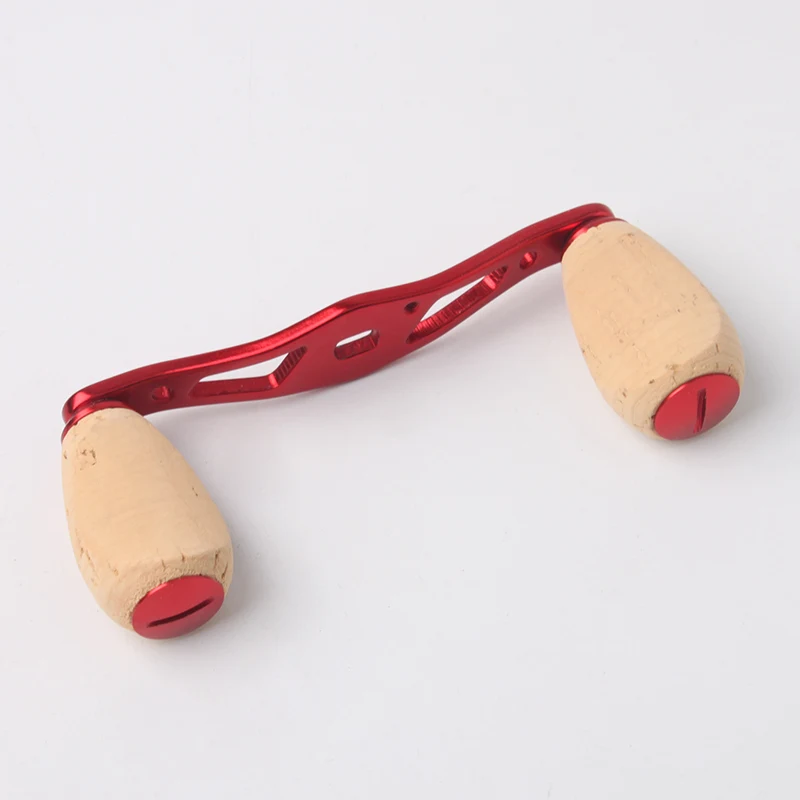 Ruke 1 pieza de carrete de pesca perilla de madera Baitcasting carrete giratorio mango perilla incluye 2 uds rodamientos accesorio de carrete DIY para tipo Sh/Dai - imagen 5