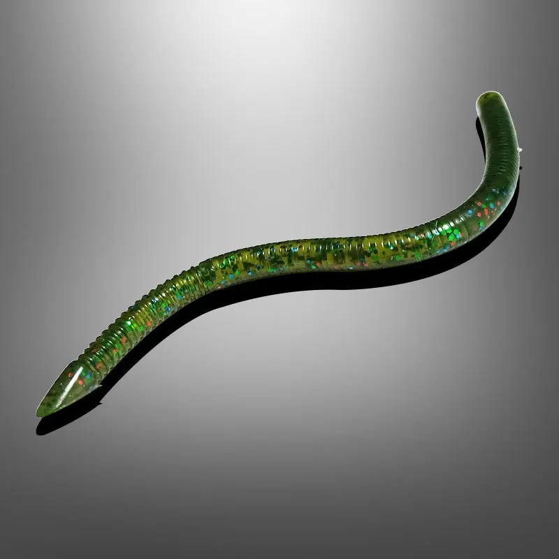 MUKUN, 10 Uds., cebos blandos de gusano, 3,8g, Señuelos de Pesca de lombrices de silicona, gusano de arena, Swimbait de goma, larva leurre gummi fische cebos - imagen 4