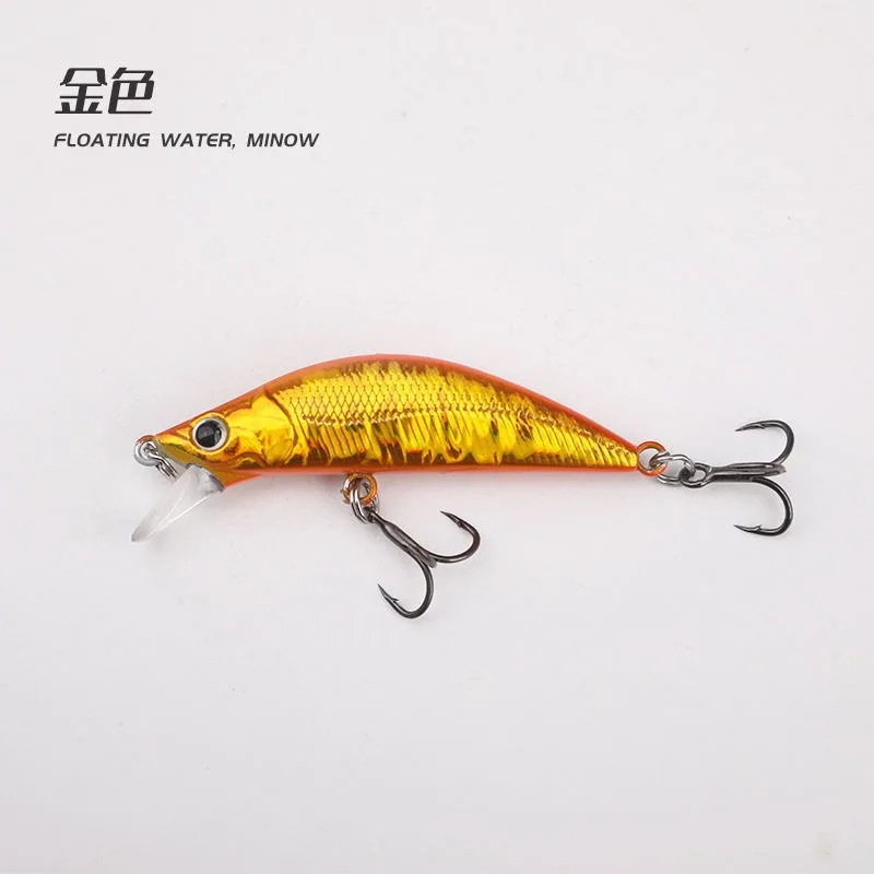 Señuelo de Pesca Wobbling de diseño japonés, 55mm, 5,5g, que se hunde Minnow, cebos artificiales Isca para perca, lubina, Lucio, trucha, nuevo - imagen 5