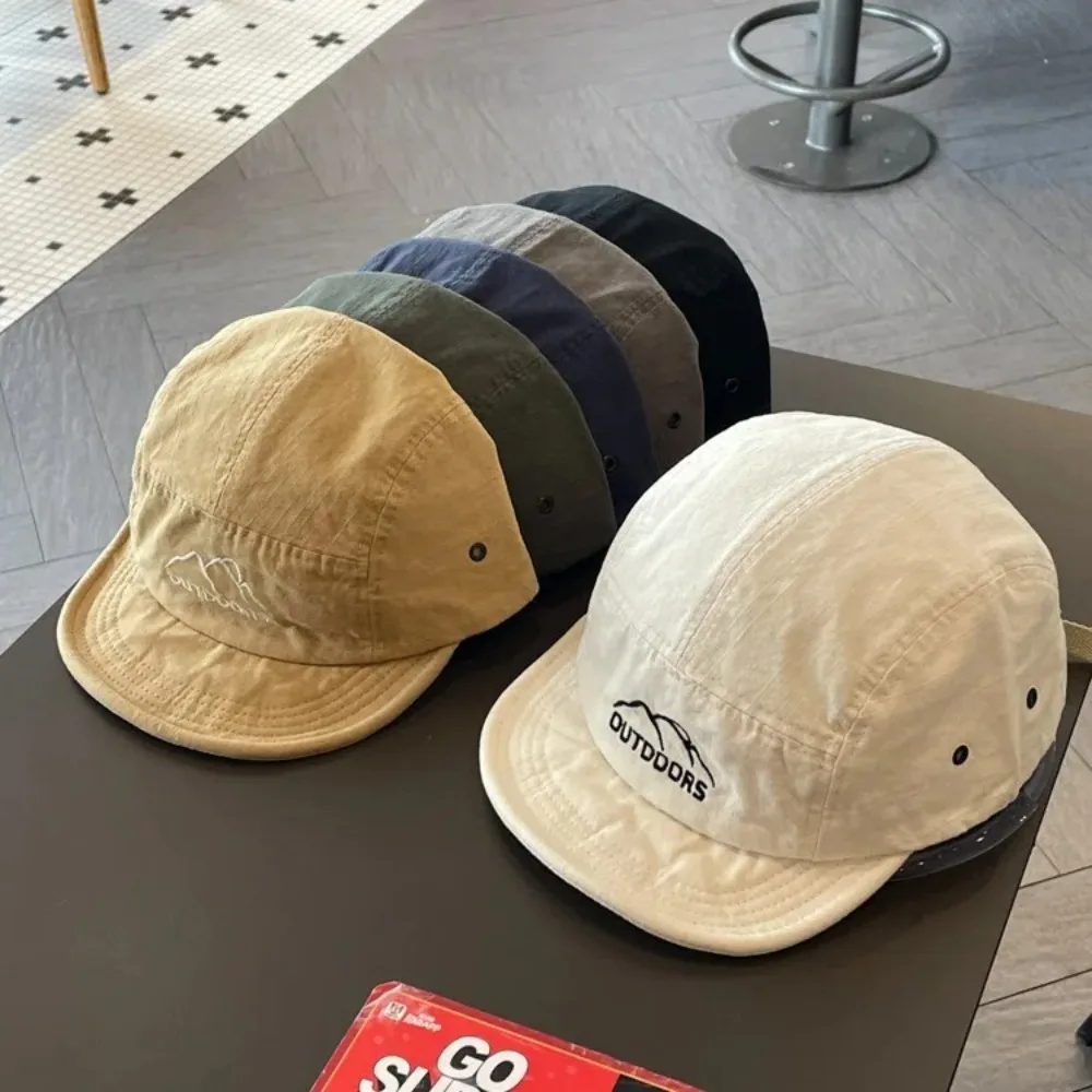 Gorra de béisbol informal de ala corta, protección solar, gorra deportiva de secado rápido para correr, sombrero para el sol ajustable ligero para mujeres y hombres - imagen 2