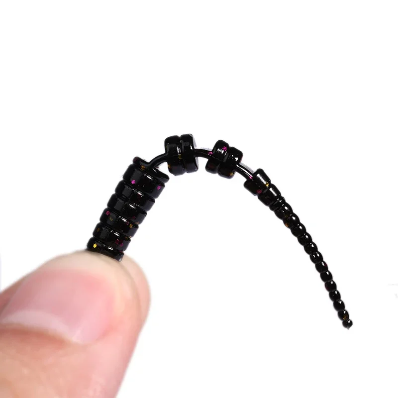 Nuevo Señuelos de Pesca de 4cm y 5cm, cebo de Pesca en hielo con cola de Pin, señuelo de hundimiento Polaris suave, aparejos de Pesca de silicona baratos - imagen 2