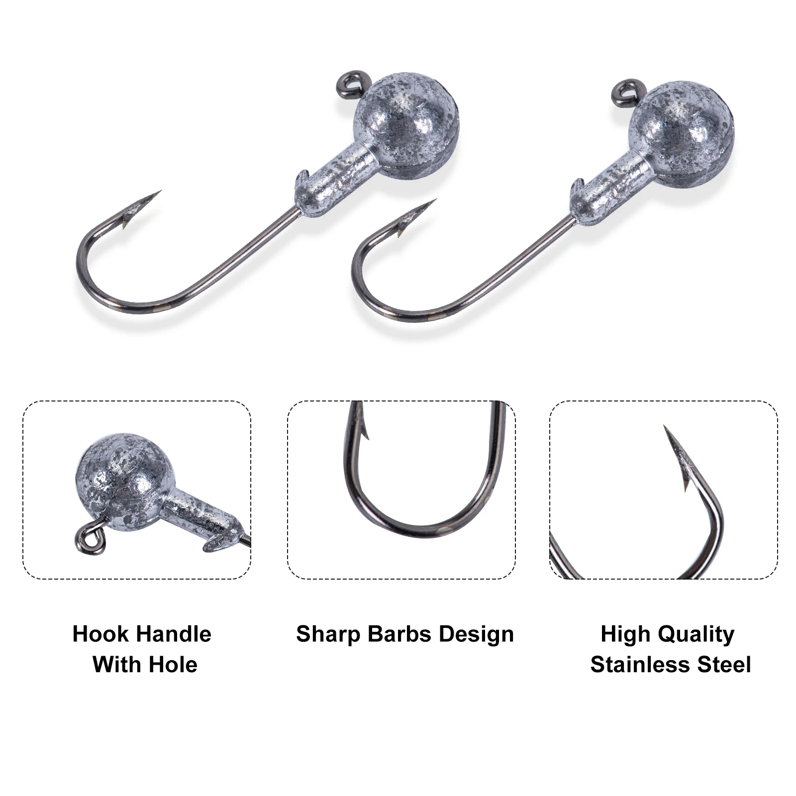 Goture Jig Wobblers – Señuelos de silicona camarón, gusano y langosta - imagen 5