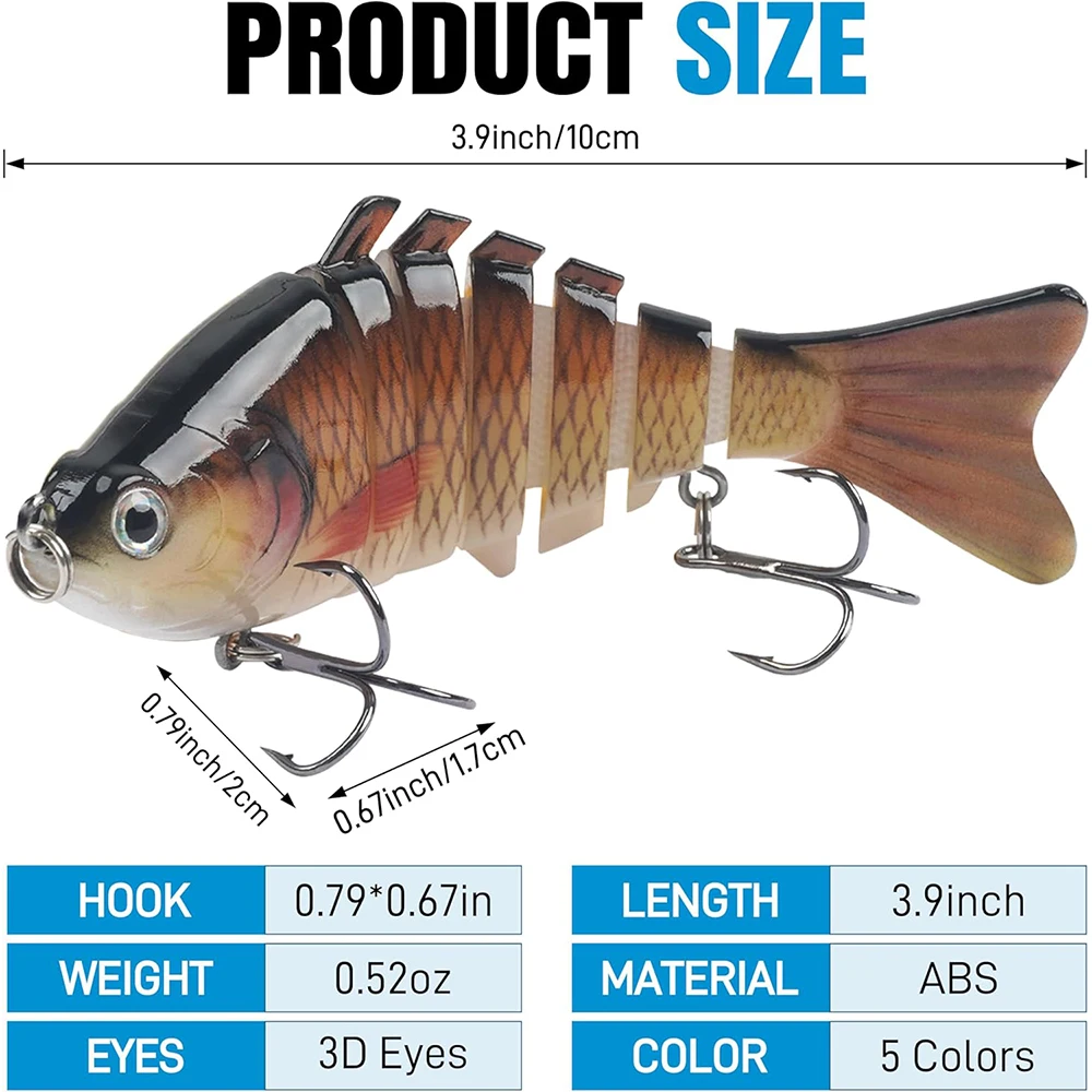 Kit de Señuelos de Pesca para Surf en agua salada, señuelo pececillo, Swimbait multiarticulado, Jerkbait Popper, tapones, cebo duro de buceo profundo para lubina rayada - imagen 2