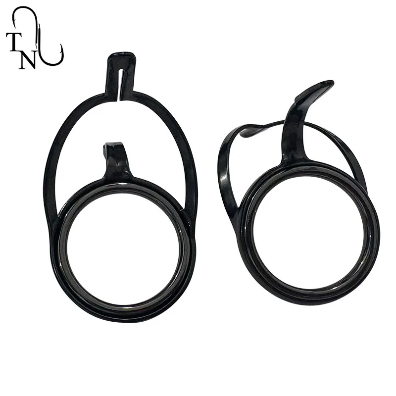 TN113 BLNLSG SIC anillo de construcción de varilla soporte de acero inoxidable reparación DIY componentes de caña de pescar Accesorios - imagen 3