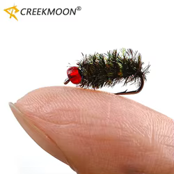 Señuelos de Pesca con mosca de insectos artificiales, cebo súper afilado, anzuelo de acero de alto carbono, aparejos de Pesca, señuelo seco volador, 20 unids/lote por caja