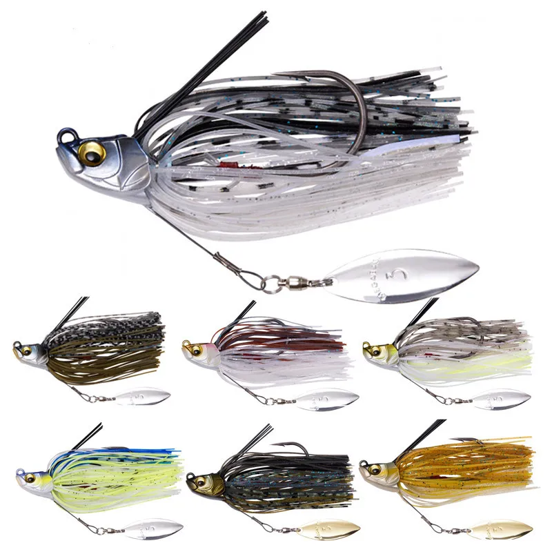 Spinnerbait 12,7g – Señuelo de alambre con falda para lubina y lucio - imagen 3