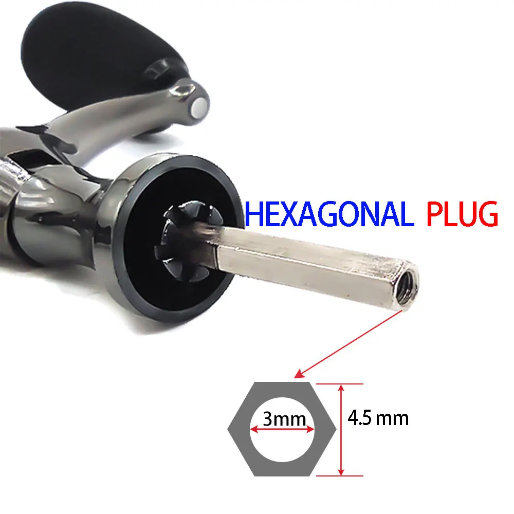 Carrete de pesca carrete giratorio de doble mango perillas EVA de doble mango rueda de pesca pieza de repuesto aparejos de pesca de repuesto para pesca - imagen 2