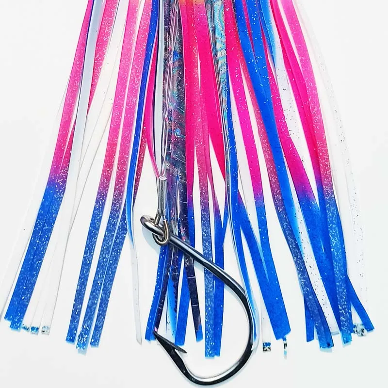 Señuelos de pesca con curricán, con falda aparejada, juego grande, atún Marlin, Prowler, 13 ', 33 cm - imagen 3