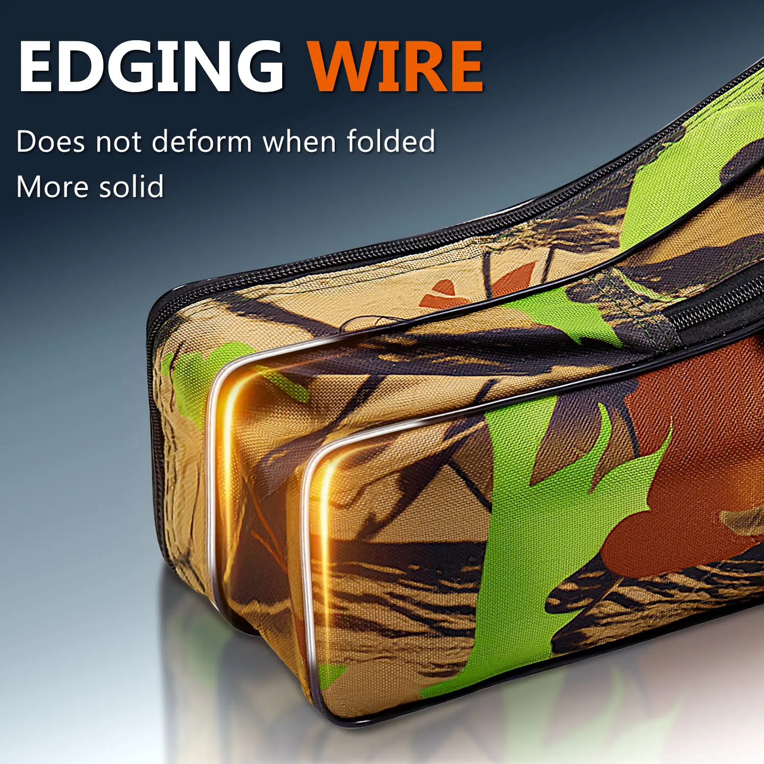 Sougayilang Estuche para Caña Pescar – Bolsa Oxford Rayas Impermeable - imagen 5
