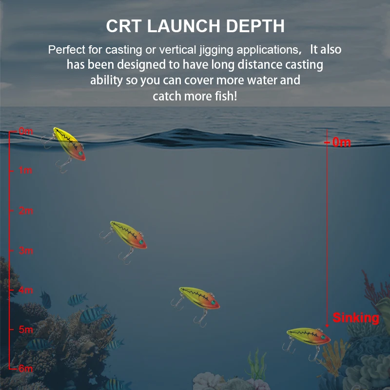 Señuelo de pesca Crankbait Mini Vib de 40mm y 4,5g, cebo duro de hundimiento Artificial, Wobbler para aparejos de pesca de perca - imagen 4