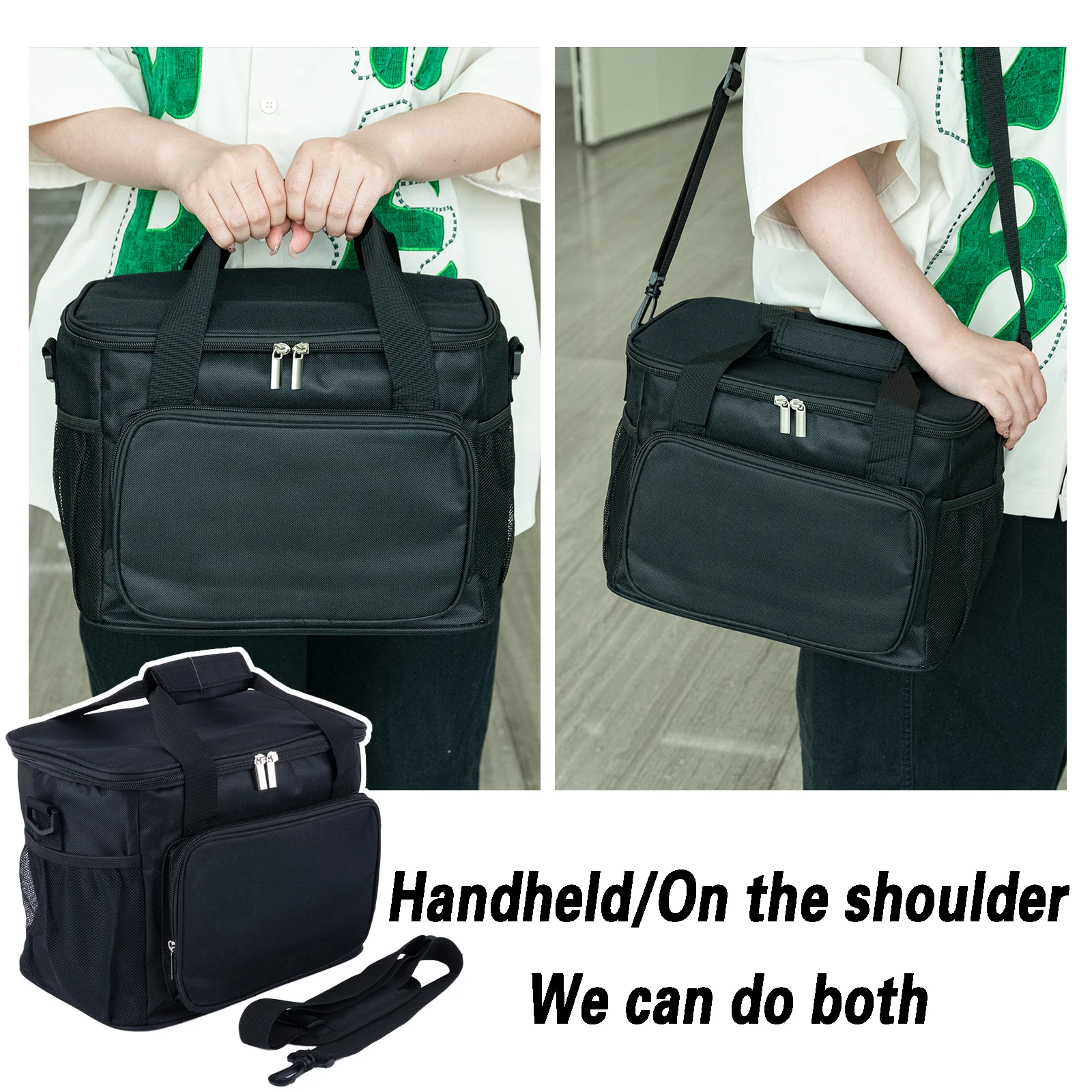 Goture 30L 35L bolsa de pesca enfriadora plegable de gran capacidad bolsa de almuerzo de Picnic aislada para viajes al aire libre Camping barbacoa fiesta - imagen 2