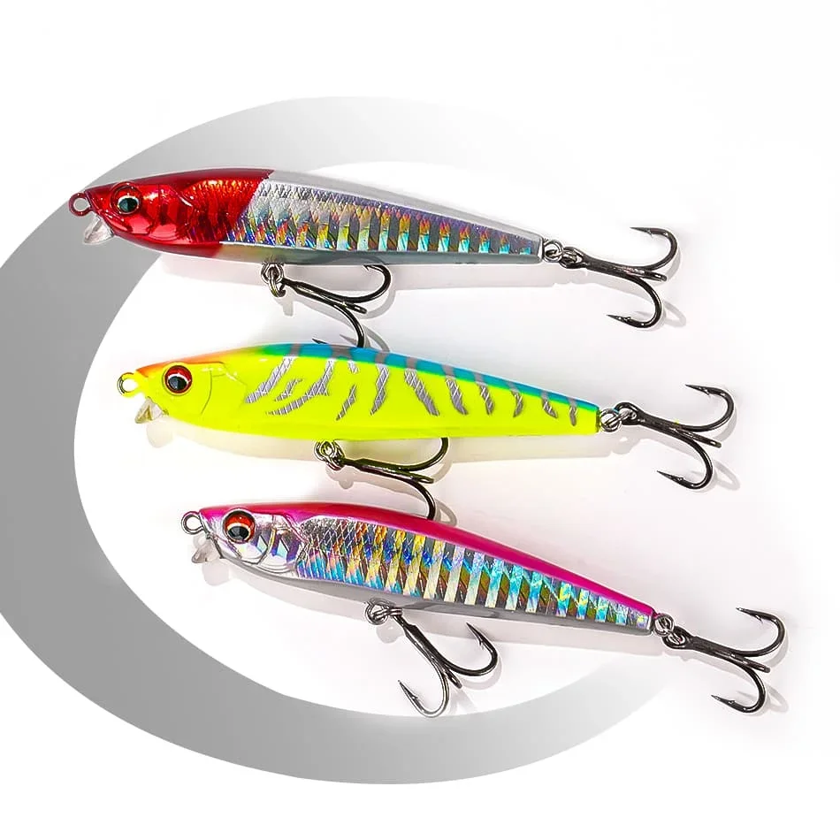 MOOKZZ-señuelo de pesca duro, cebo de 50MM y 2023G, aparejos de pesca artificiales, 3,8 - imagen 4