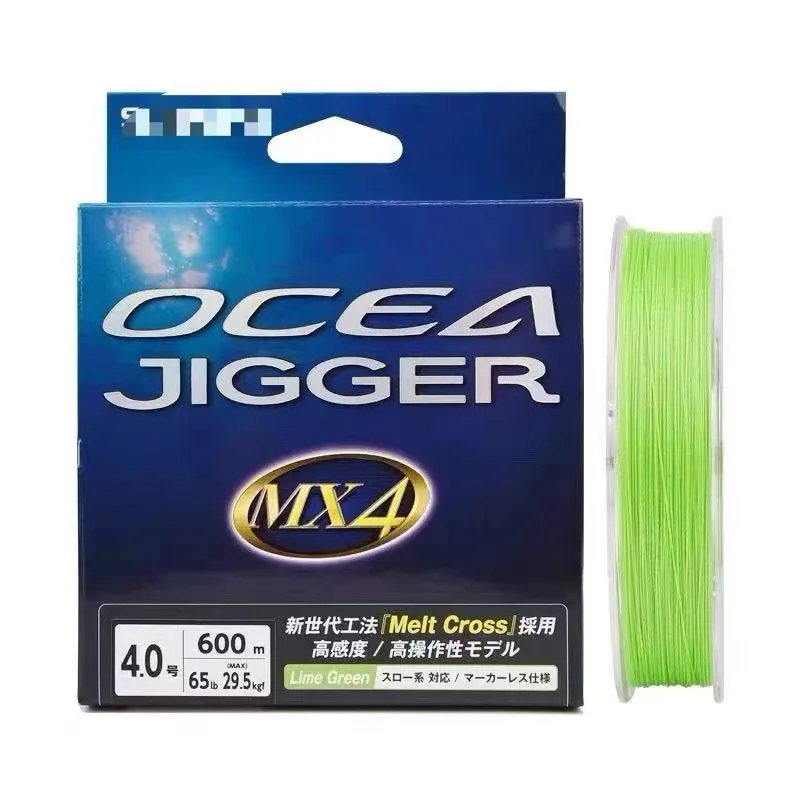 Ocea Jigger MX4 – Línea de pesca trenzada de PE para agua salada - imagen 4