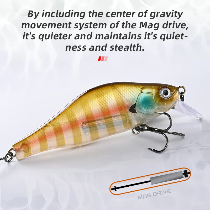 ALLBLUE HUNCH 105SP SR señuelo de pesca Shad 105mm 28,5g suspendido Wobbler Minnow 1-1,5 M cebo de plástico duro Artificial aparejos de Lucio - imagen 4