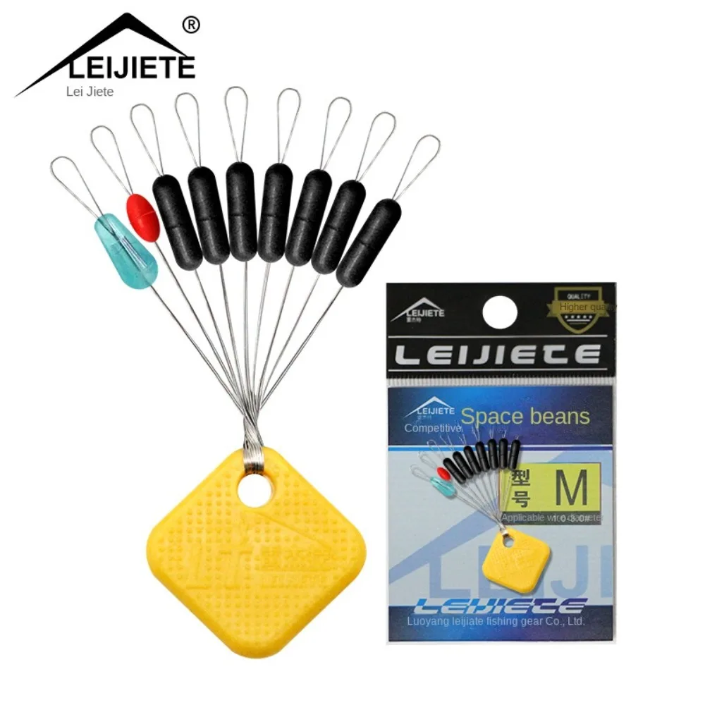 Tapón Bobber de pesca flotante, línea de suministro de pesca, accesorios de aparejos, frijol de goma de alta concentricidad, frijoles espaciales transparentes - imagen 2