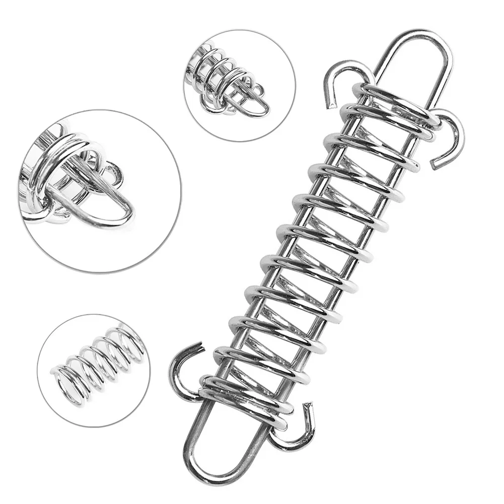 1 Uds. Acampar al aire libre con mosquetón, tensor de cuerda de acero para tienda de campaña, toldo, resorte ligero, hebilla tensora de cable de fijación a prueba de viento - imagen 5
