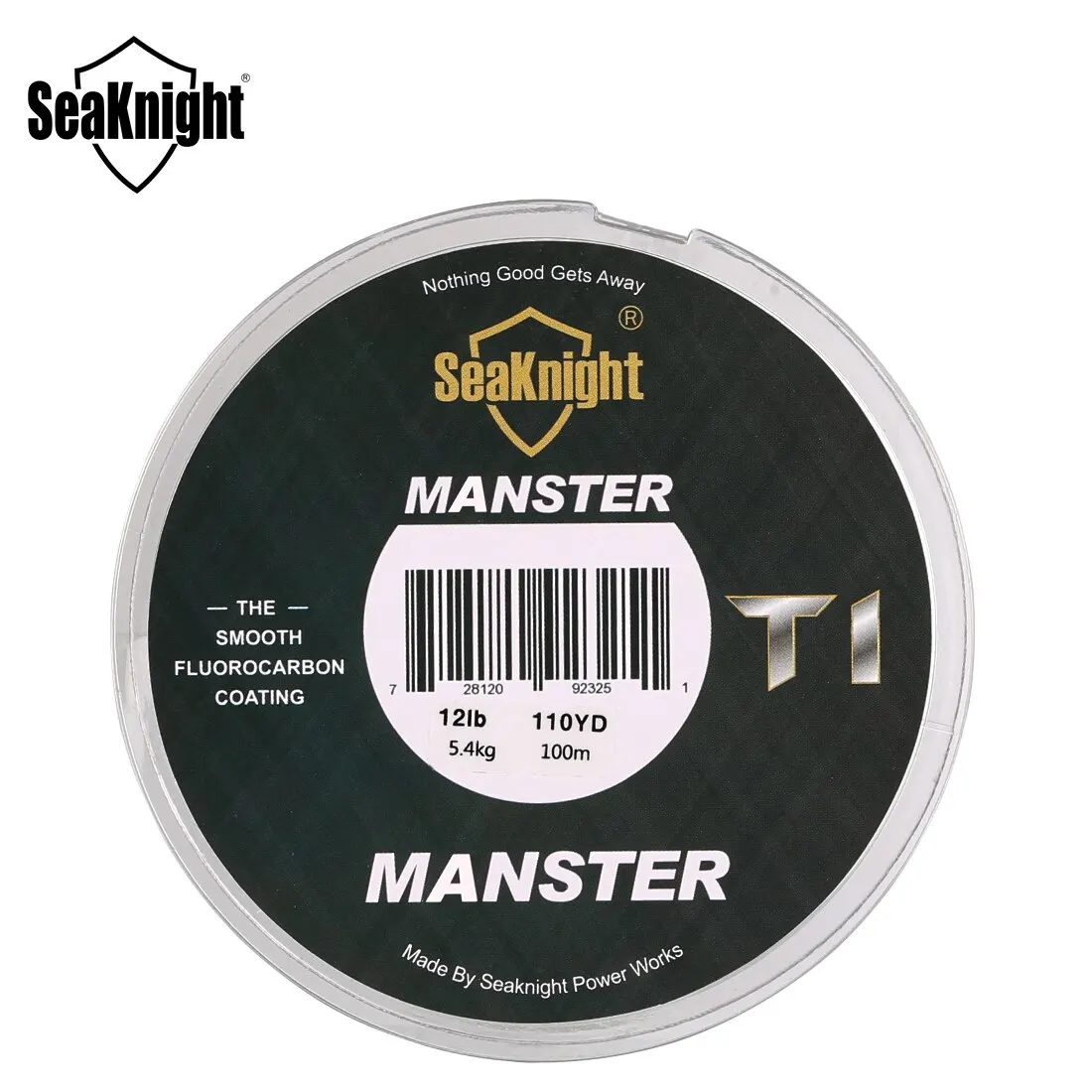 Línea de pesca de nailon con revestimiento de fluorocarbono T1, marca SeaKnight, monofilamento de hundimiento líder de 100M, línea de pesca de carpa suave de 8-20LB - imagen 4