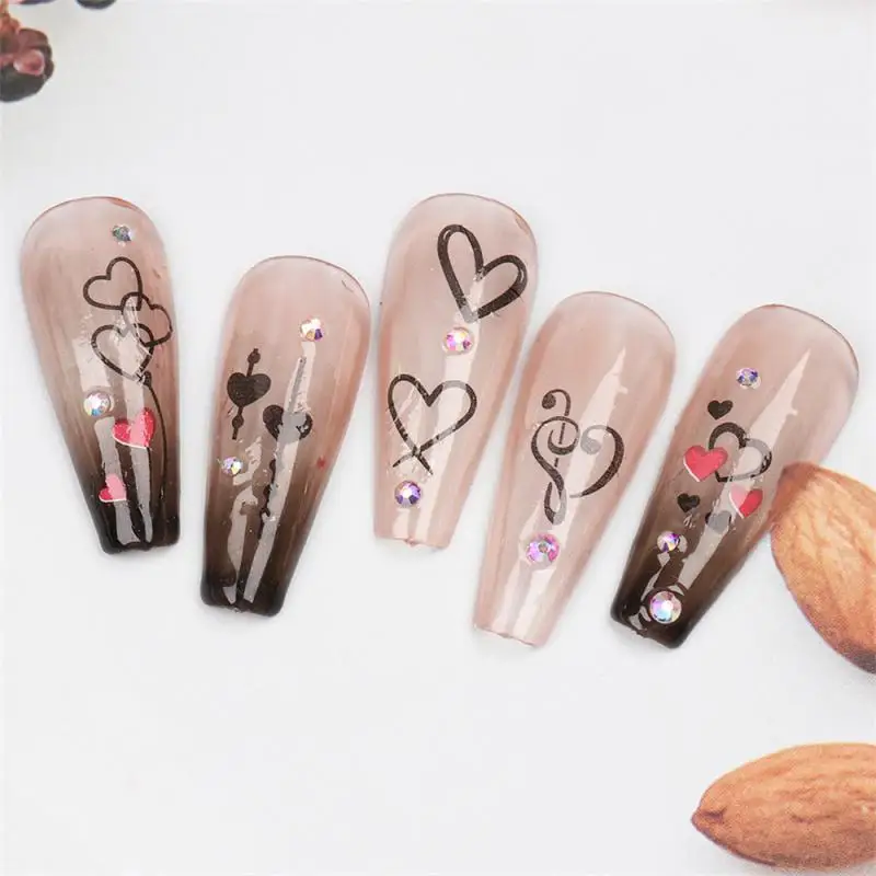 Calcomanías geométricas para uñas, fácil de usar, marca de agua expresiva de larga duración, fácil de despegar, imprescindible - imagen 5