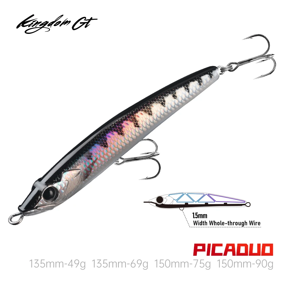 Stickbait Kingdom GT Sinking Pencil – Pesca mayor para atún