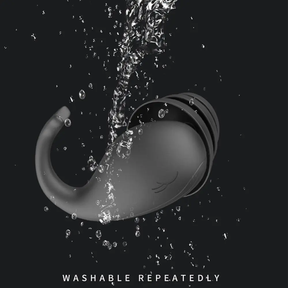 Tapones de silicona antiruido reutilizables – Diseño delfín - imagen 3