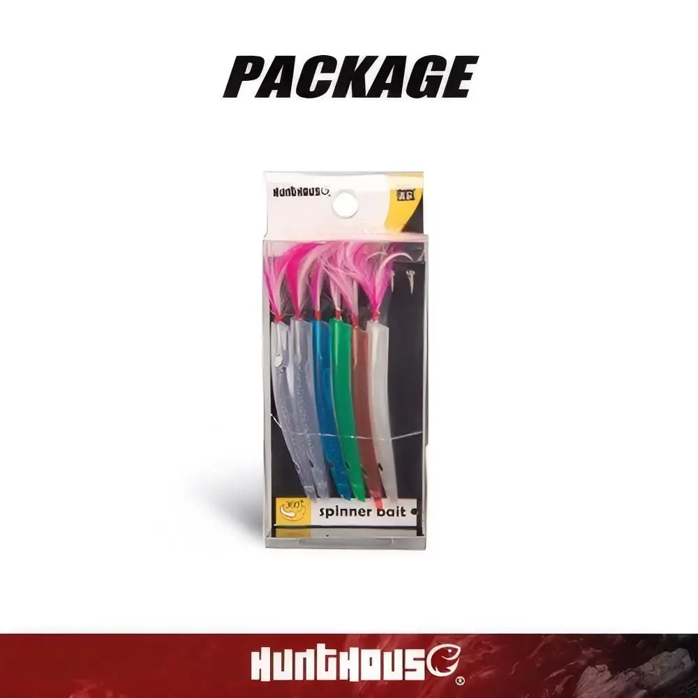 Hunthouse - Señuelos de Pesca Giratorios de Plástico, 6 Piezas/Bolsa, 45mm/60mm/70mm, Señuelos de Arrastre, Aparejos de Pesca para Lucio y Lubina, LW840 - imagen 5