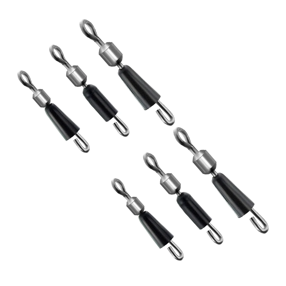 Giratorios de pesca a presión, accesorios de cambio rápido para alimentador, pesca en el mar, 20 unidades - imagen 5