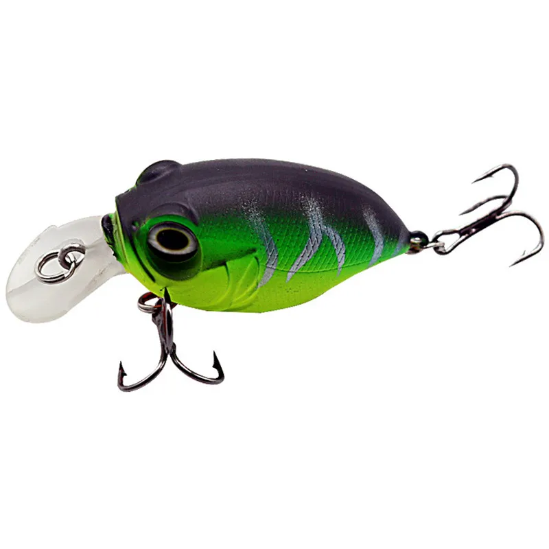 Cebos flotantes para Pesca profunda, 1 piezas, 6cm, 8,2g, Crankbait, perca, Mini Wobblers - imagen 2