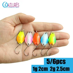 Cuchara Spoonbait 1g-2g Mostaza - Pesca lubina, lucios y truchas
