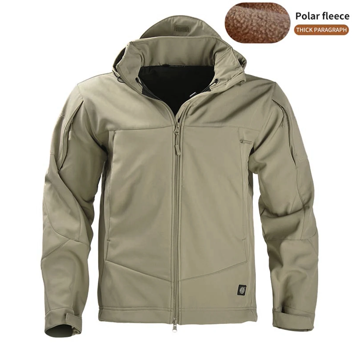 Khaki fleece