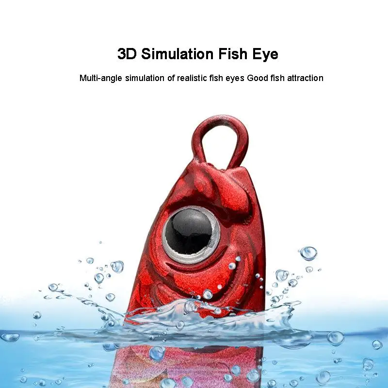 Señuelo de 5 uds con diseño de ojo 3D, equipo de pesca, señuelo de pesca colorido, ojos negros 3D, Swimbait, herramienta de pesca efectiva - imagen 2