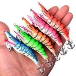 Señuelo Wobbler Mix Camarón Calamar Fluorescente – Para Lubina y Predador