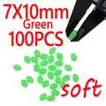 7X10mm Green 100pcs