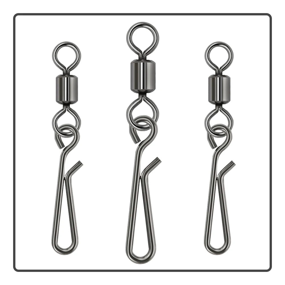 Conector de grupo de pesca con cebo de cambio rápido, Pin colgante reforzado, giratorio de alta velocidad y alta calidad, accesorios de pesca - imagen 2