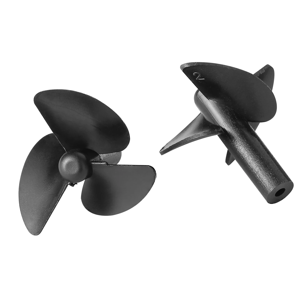 Hélice 3 palas con weed guard para barco cebo – Recambio motor - imagen 2