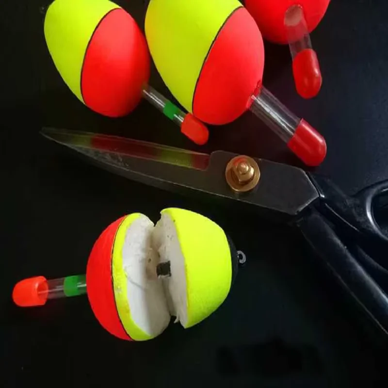 5g 3 uds EVA flotadores de pesca en roca amarilla ayuda de flotabilidad para pesca en el mar - imagen 4