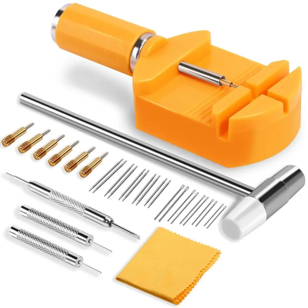 31 unids/set Kit de herramientas de extracción de eslabones de reloj de precisión herramienta de ajuste de correa de reloj de extracción de eslabones de Pin profesional - imagen 5