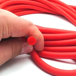 Goma elástica redonda de látex grueso para pesca con cebos flexibles