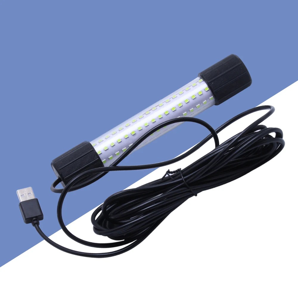 Luz LED subacuática USB para pesca nocturna de alta luminosidad - imagen 4