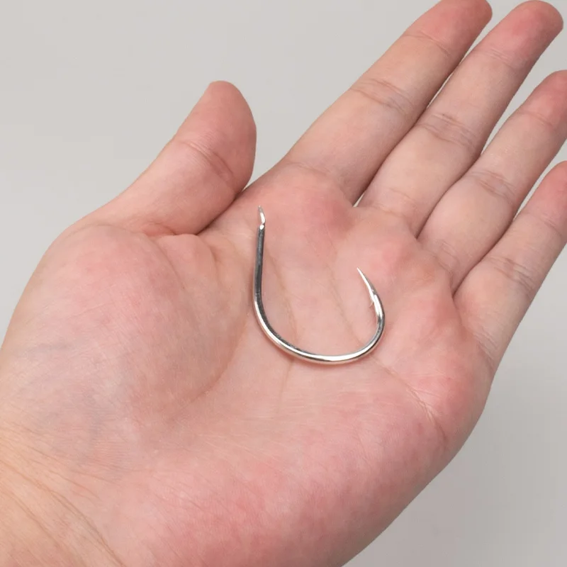 OBSESSION 8260 10 Uds 3X GAFF-R anzuelo de Jigging gancho de una sola cuerda agua salada océano mar Livebait fuerte anzuelos de pesca de Jigging - imagen 4