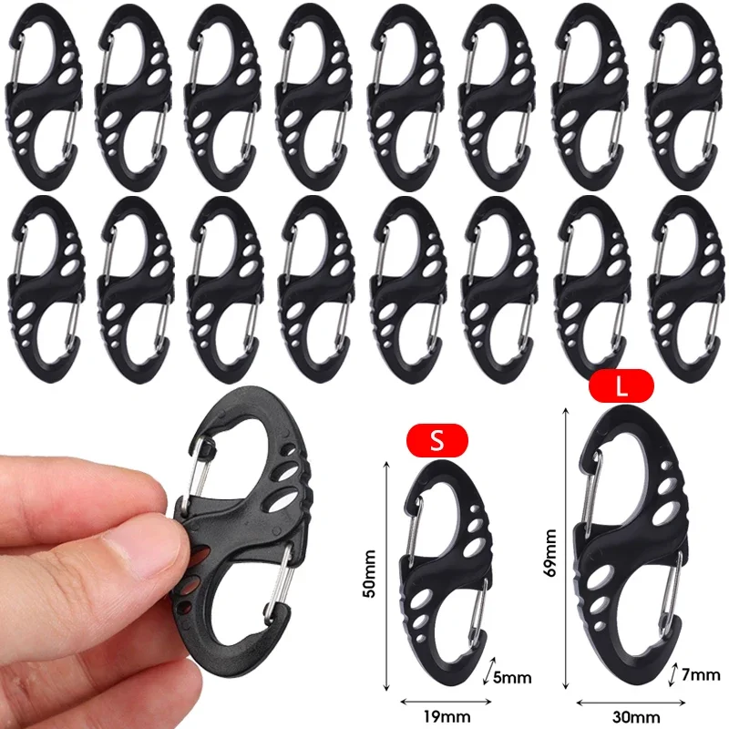 Cuarabinadores compactos y versátiles para uso de viajes al aire libre