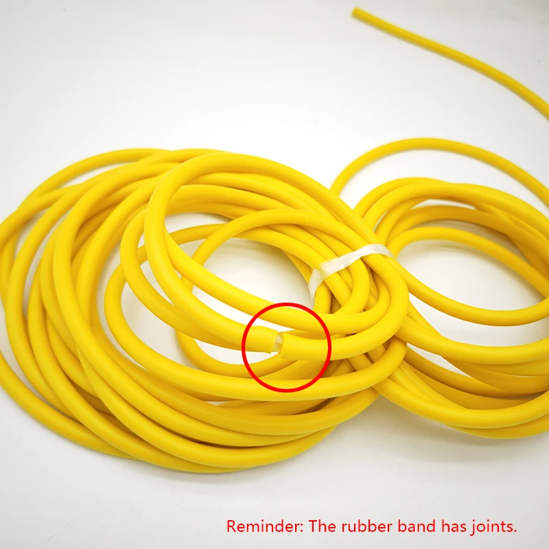 Tubo de látex de goma de 10m 4070 amarillo para tirachinas, accesorios de tiro de catapulta al aire libre - imagen 5