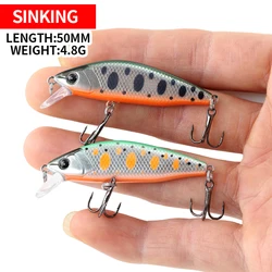 Crankbait hundido 5cm 4.8g – Cebo duro para carpa