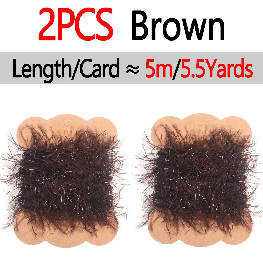 2pcs Brown