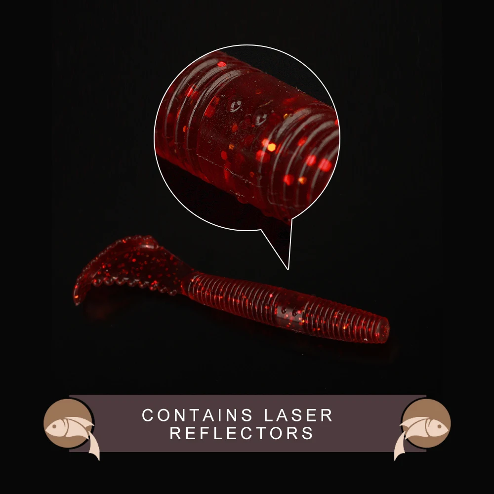 30 Uds 8cm señuelo de pesca suave silicona Drongo Swing Impact Swimbait Jigging Wobblers olor cebos artificiales aparejos de pesca - imagen 3