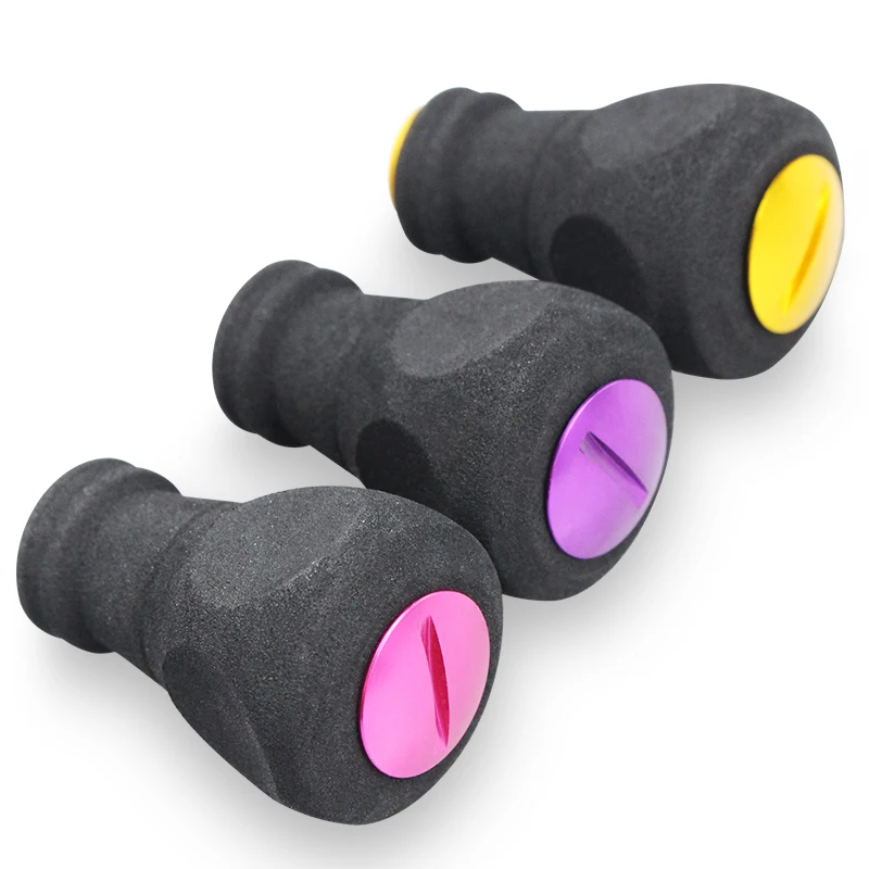 EKFan-mango de carrete giratorio de pesca, accesorio de fundición de cebo, perilla de mango de carrete de pesca, herramientas de aparejos de pesca, EVA, 25MM, 1 ud. - imagen 4