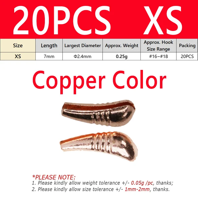 20PCS XS Copper