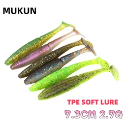 MUKUN Swimbait flotante TPE - Cebo silicona para lubina y perca