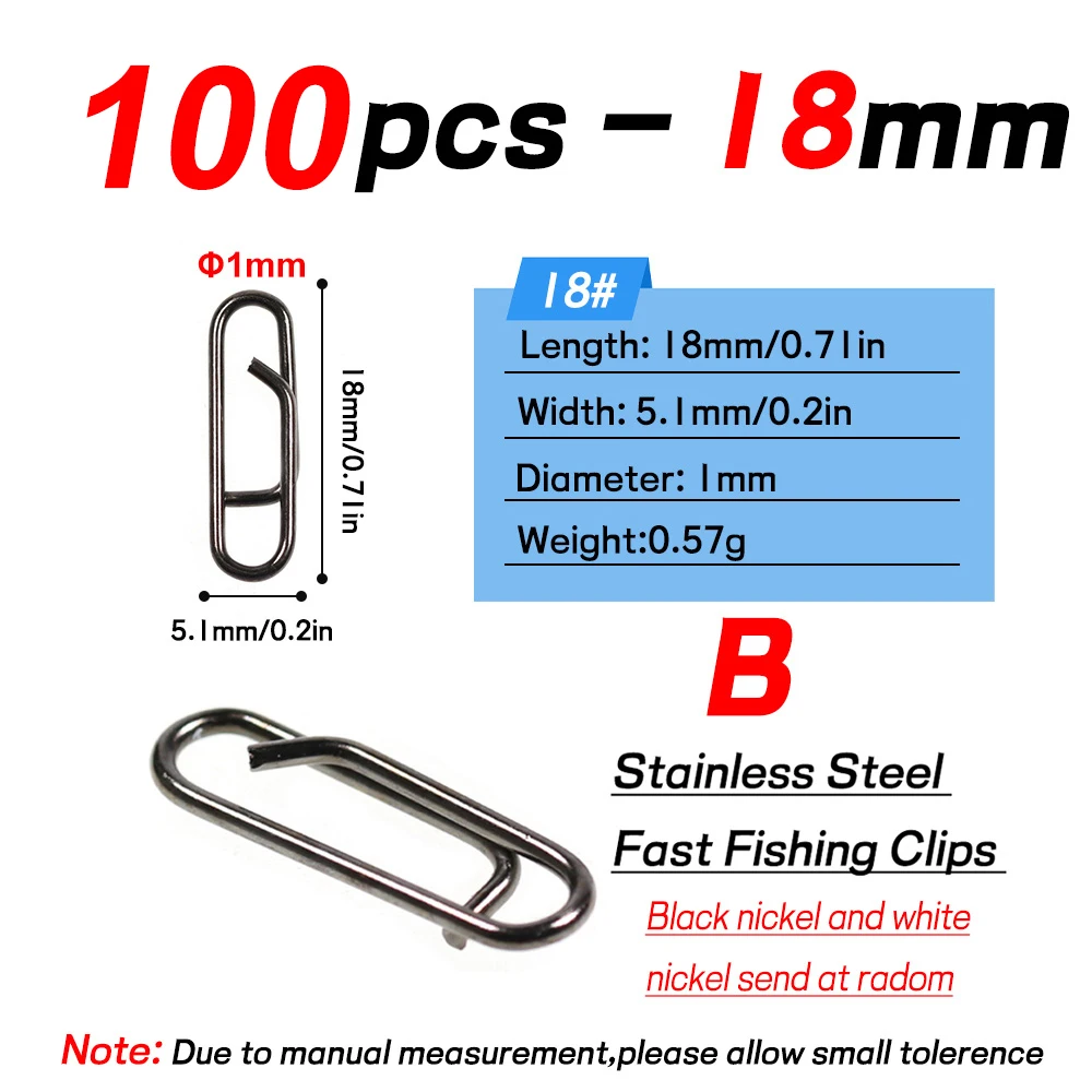 fast clips 18mm