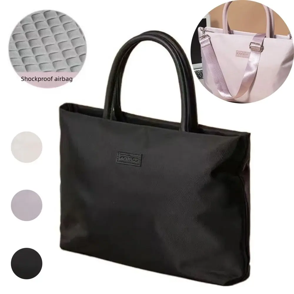 Bolsa para ordenador portátil de 16 pulgadas de alta calidad, Airbag a prueba de golpes, funda para ordenador portátil resistente al agua, correas de hombro de gran capacidad, maletín - imagen 3